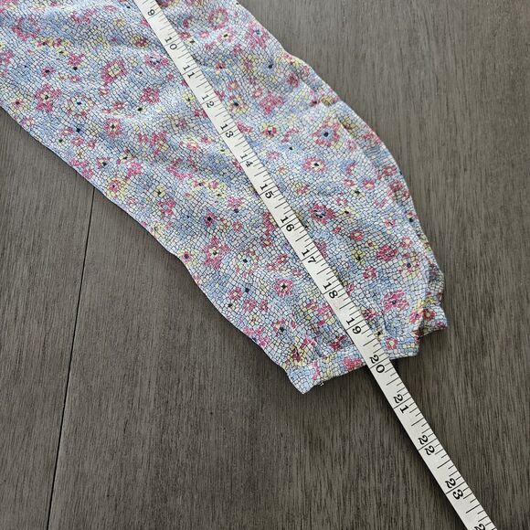 Joie Black Sheer Silk Puff Sleeve Blouse Top Career V Neck Pleated Peasant Med - Picture 5 of 7